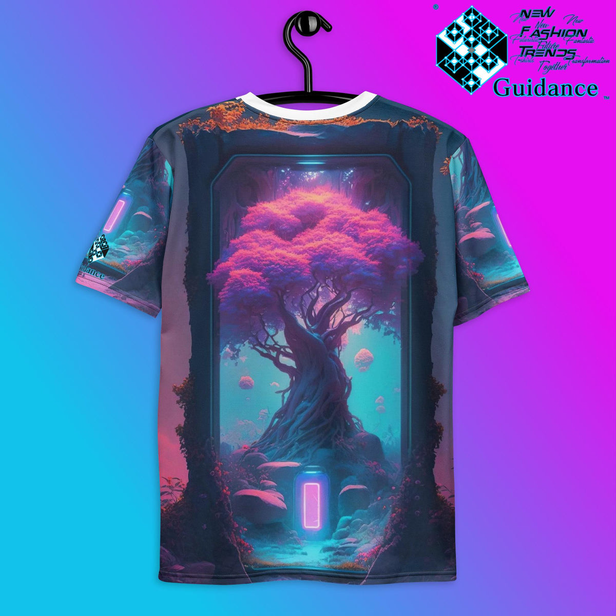 Magic Purple Tree T-Shirt T-Shirts by XGuidance XS 2