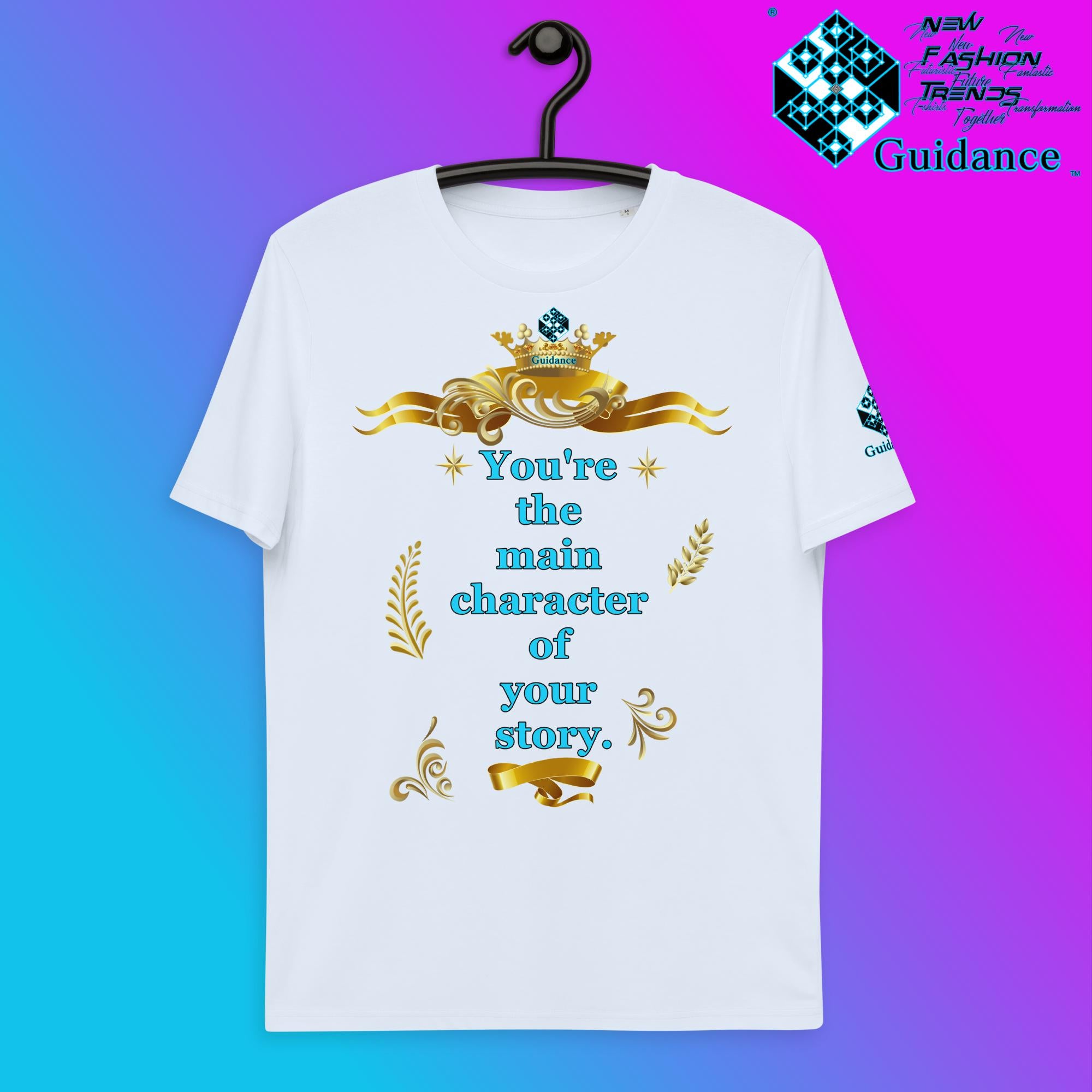 Main Character T-Shirt T-Shirts by XGuidance Serene Blue 15