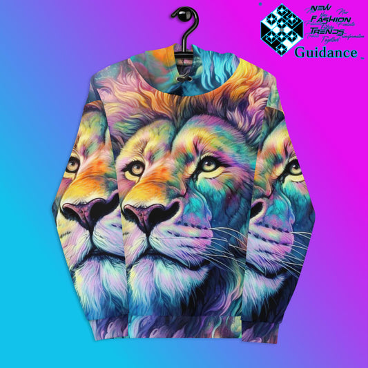 Majestic Roar Hoodie with Lion King Energy by XGuidance 2XS 1