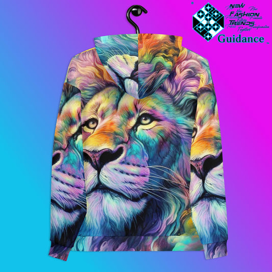 Majestic Roar Hoodie with Lion King Energy by XGuidance 2XS 2