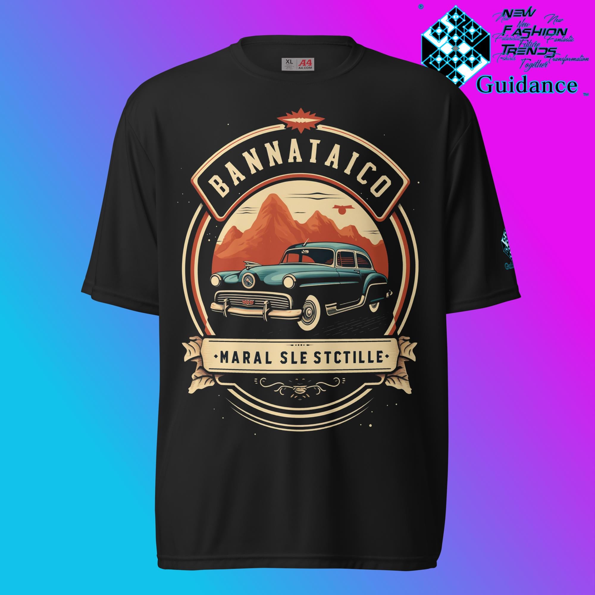 Maral Retro Vintage Car T Shirt by XGuidance Black 1