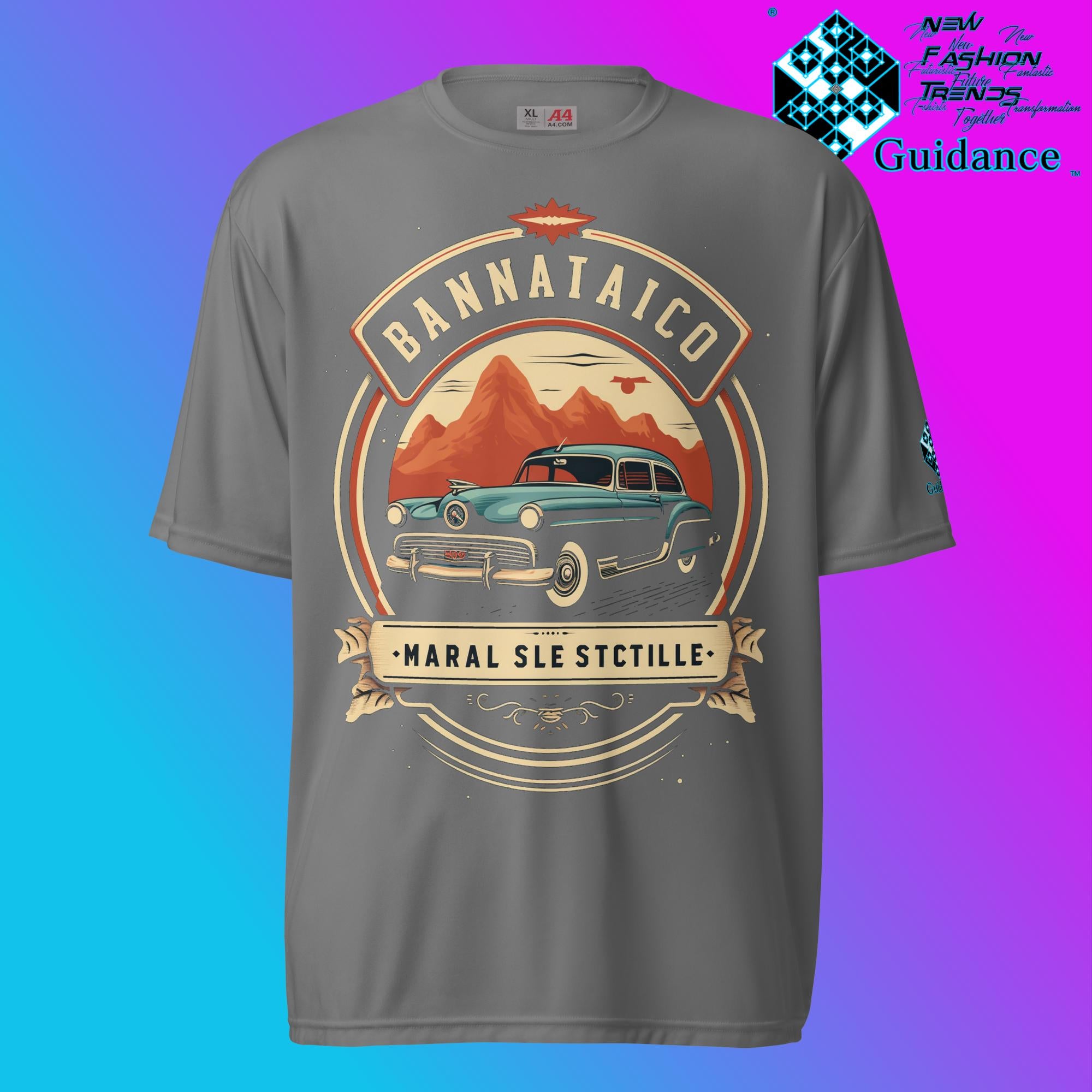 Maral Retro Vintage Car T Shirt by XGuidance Graphite 3