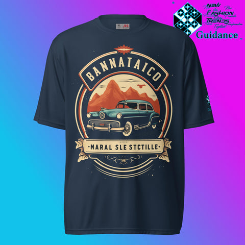 Maral Retro Vintage Car T Shirt by XGuidance Navy 4