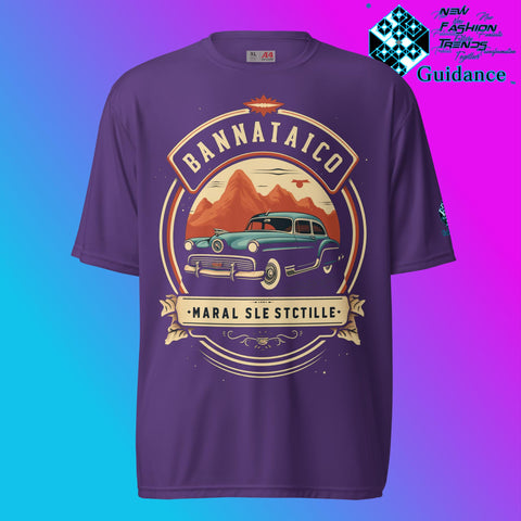 Maral Retro Vintage Car T Shirt by XGuidance Purple 5