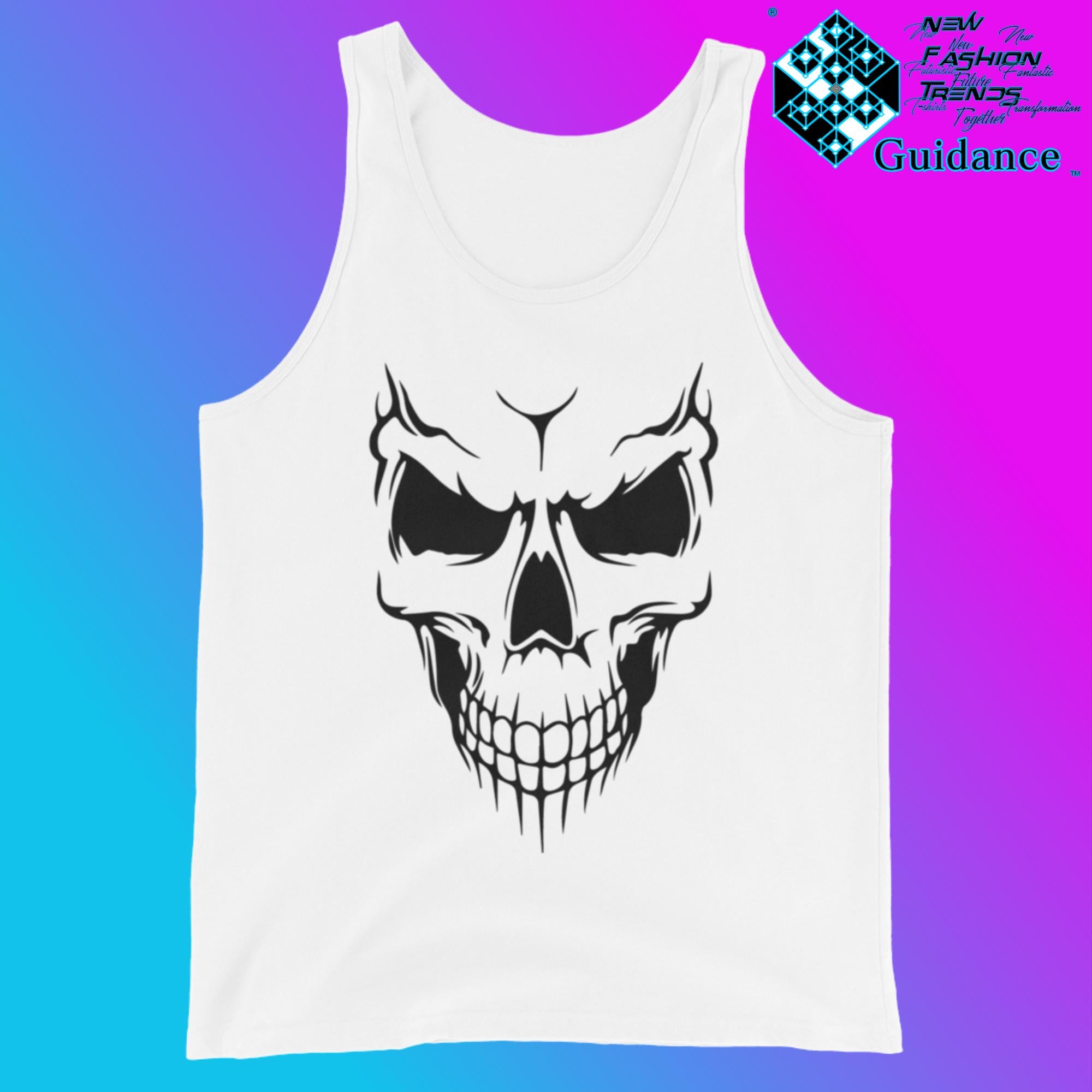 Mask - Tank Tops Tank Tops by XGuidance White 1