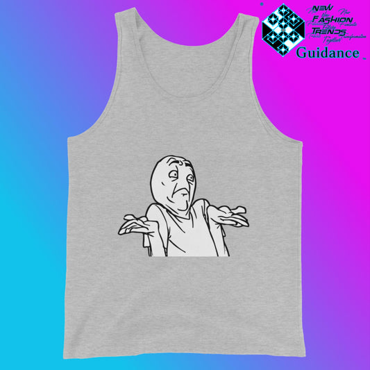 Me No Comics - Tank Tops Tank Tops by XGuidance Athletic Heather 2