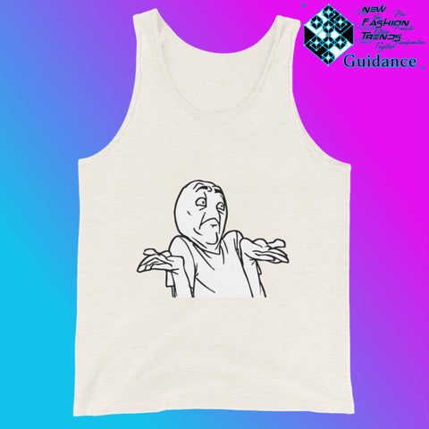 Me No Comics - Tank Tops Tank Tops by XGuidance Oatmeal Triblend 7