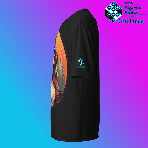 Mechanic Muse Retro T Shirt by XGuidance Black 11