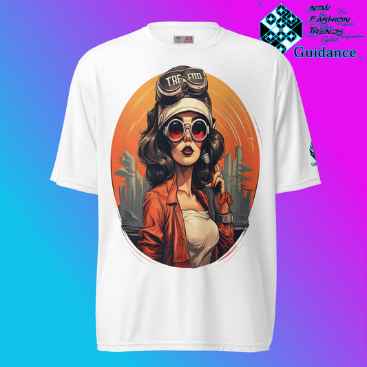 Mechanic Muse Retro T Shirt by XGuidance White 1