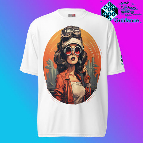 Mechanic Muse Retro T Shirt by XGuidance White 1