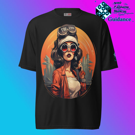 Mechanic Muse Retro T Shirt by XGuidance Black 2