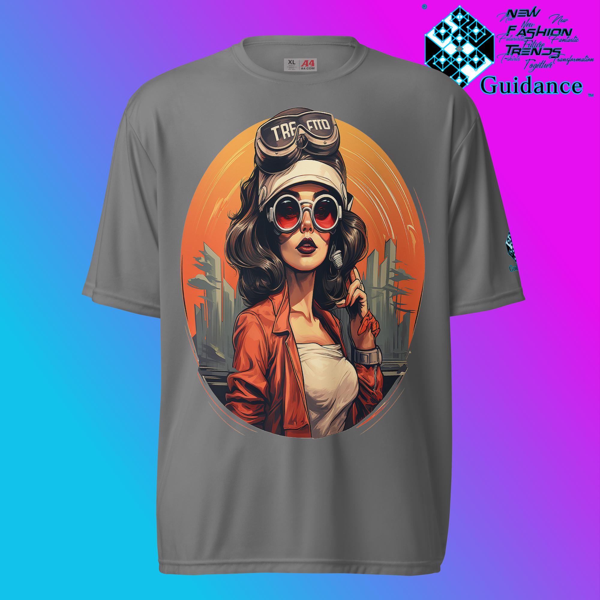 Mechanic Muse Retro T Shirt by XGuidance Graphite 4