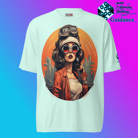 Mechanic Muse Retro T Shirt by XGuidance Pastel Mint 6