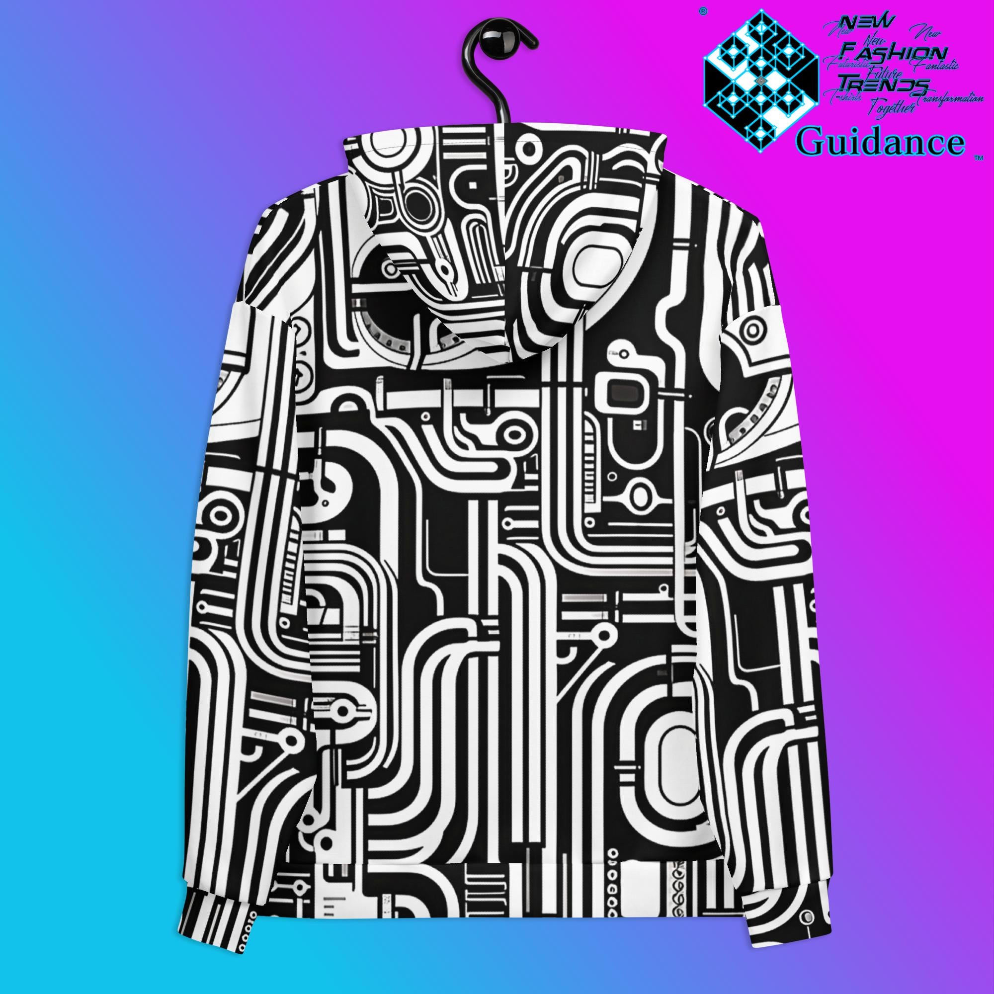Mechanical Matrix Hoodie with Robotic Circuit Design by XGuidance XS 2