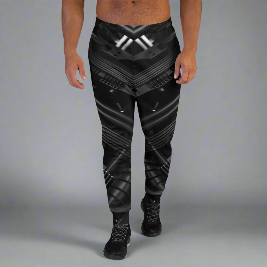 Mechanical Suspension Joggers – Futuristic Techwear Pants by XGuidance XS 1