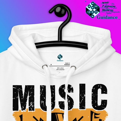 Melody of Change Hoodie with Music for Peace Design by XGuidance Team Royal 10