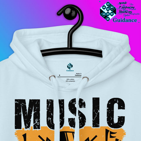 Melody of Change Hoodie with Music for Peace Design by XGuidance Team Royal 11