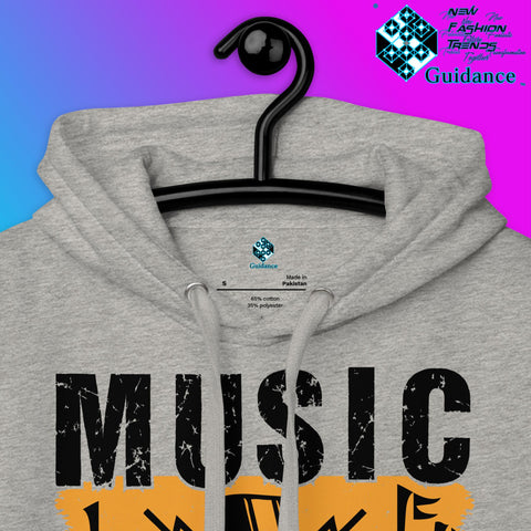 Melody of Change Hoodie with Music for Peace Design by XGuidance Team Royal 9