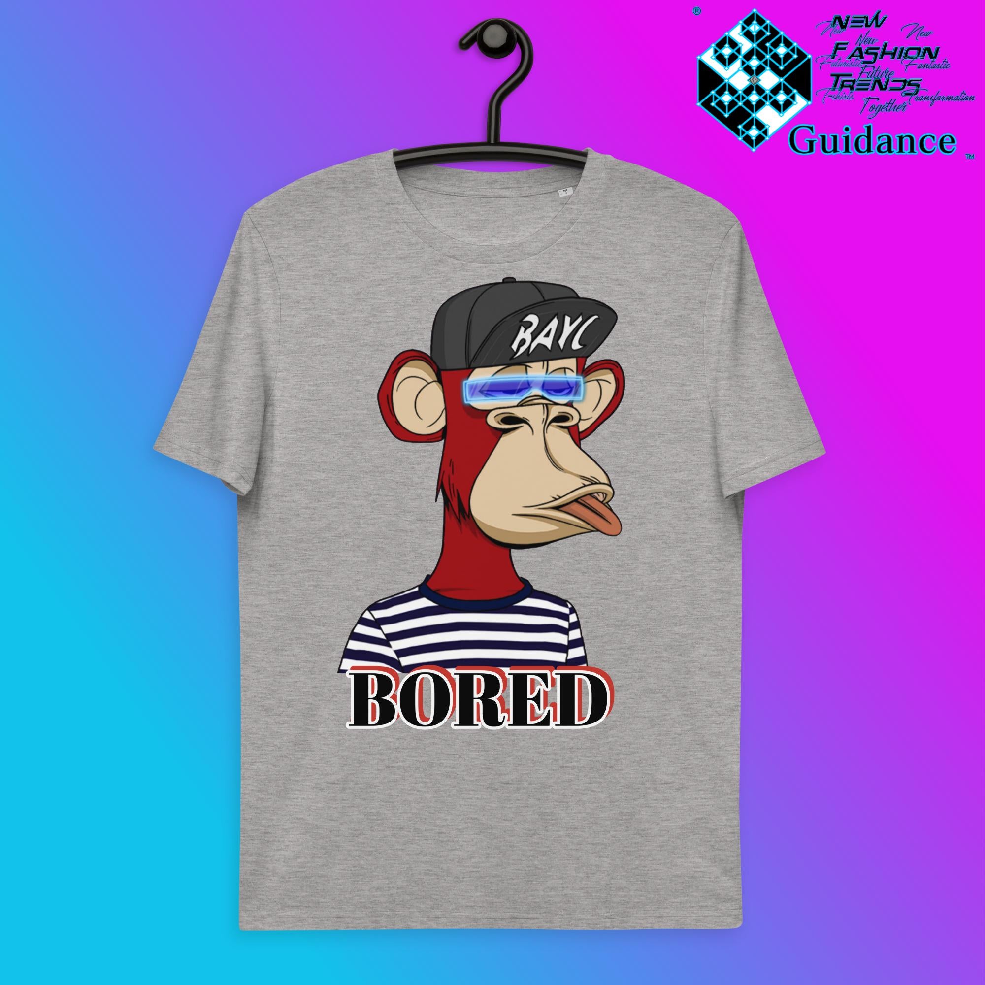 Mischievous Monkey T-Shirt T-Shirts by XGuidance Heather Grey 4