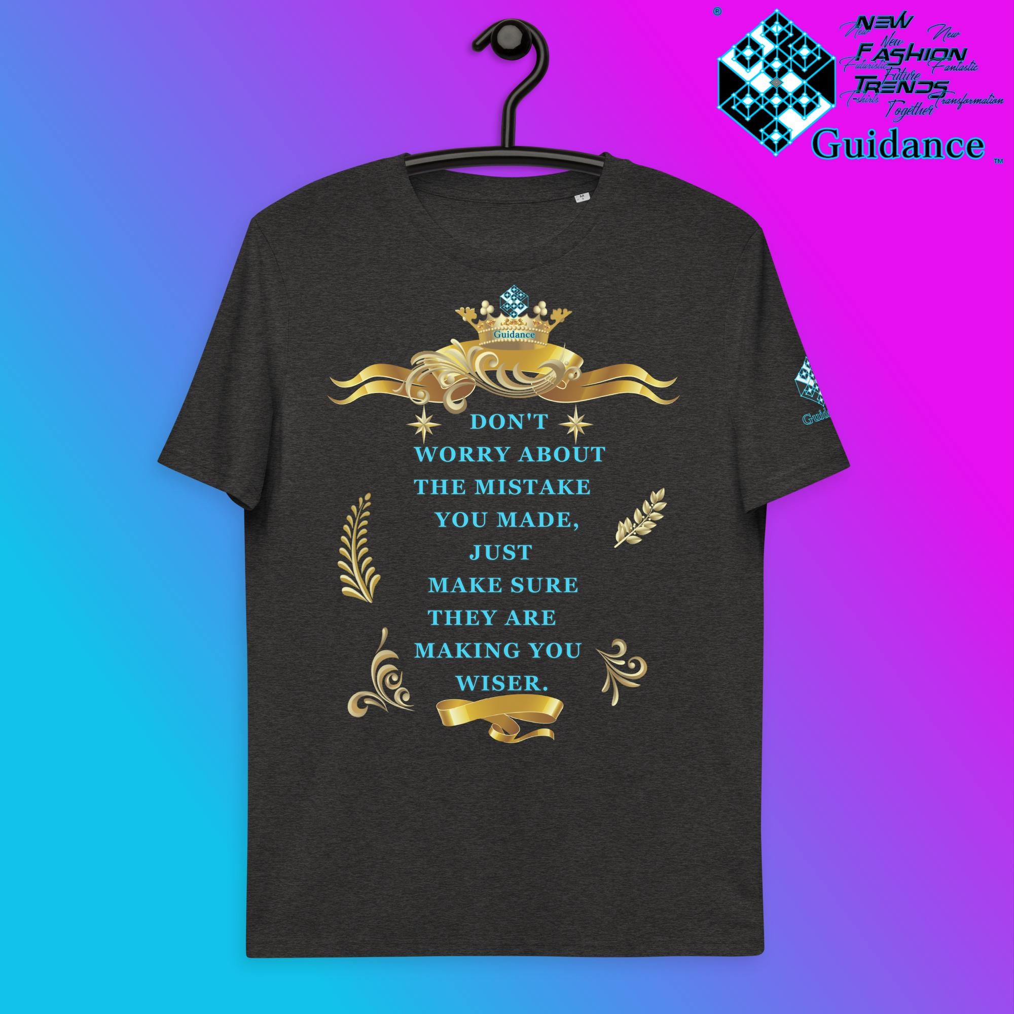 Mistake Happen Forgive Them T-Shirt T-Shirts by XGuidance Dark Heather Grey 11