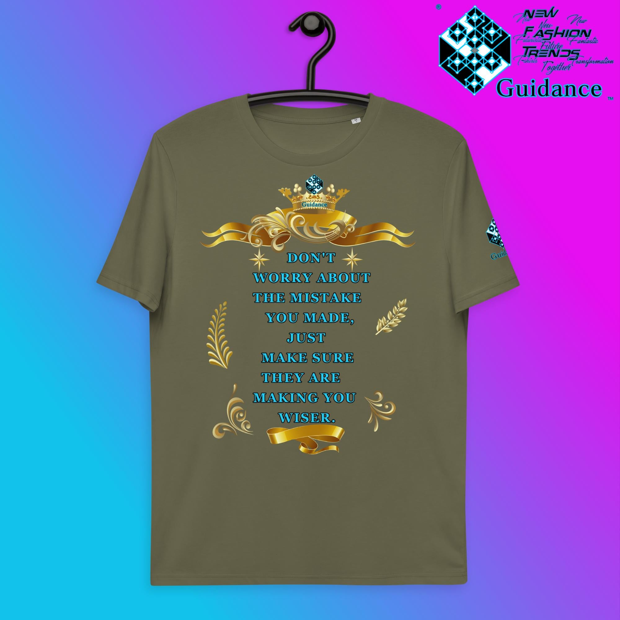 Mistake Happen Forgive Them T-Shirt T-Shirts by XGuidance Khaki 14