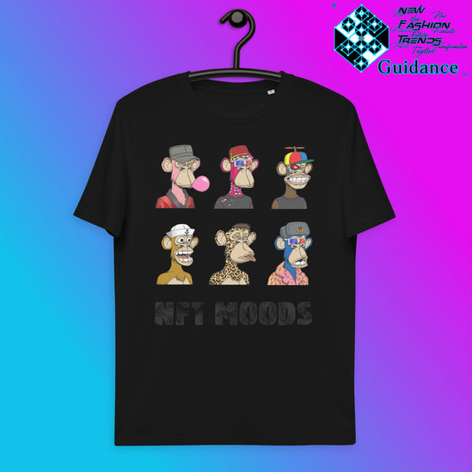 Monkey Moods T-Shirt T-Shirts by XGuidance Black 2