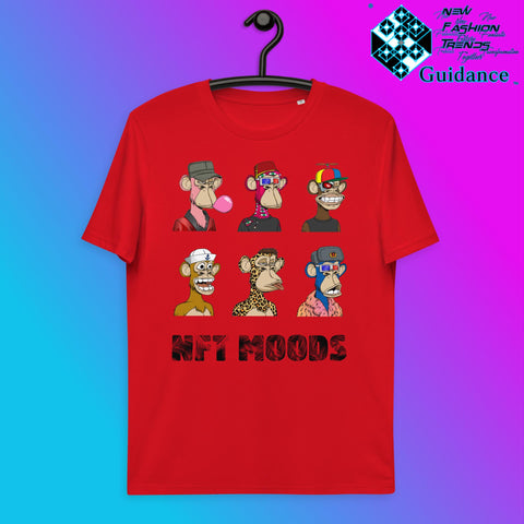 Monkey Moods T-Shirt T-Shirts by XGuidance Red 5