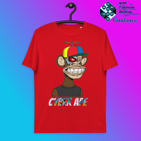 Monkey Terminator T-Shirt T-Shirts by XGuidance Red 4