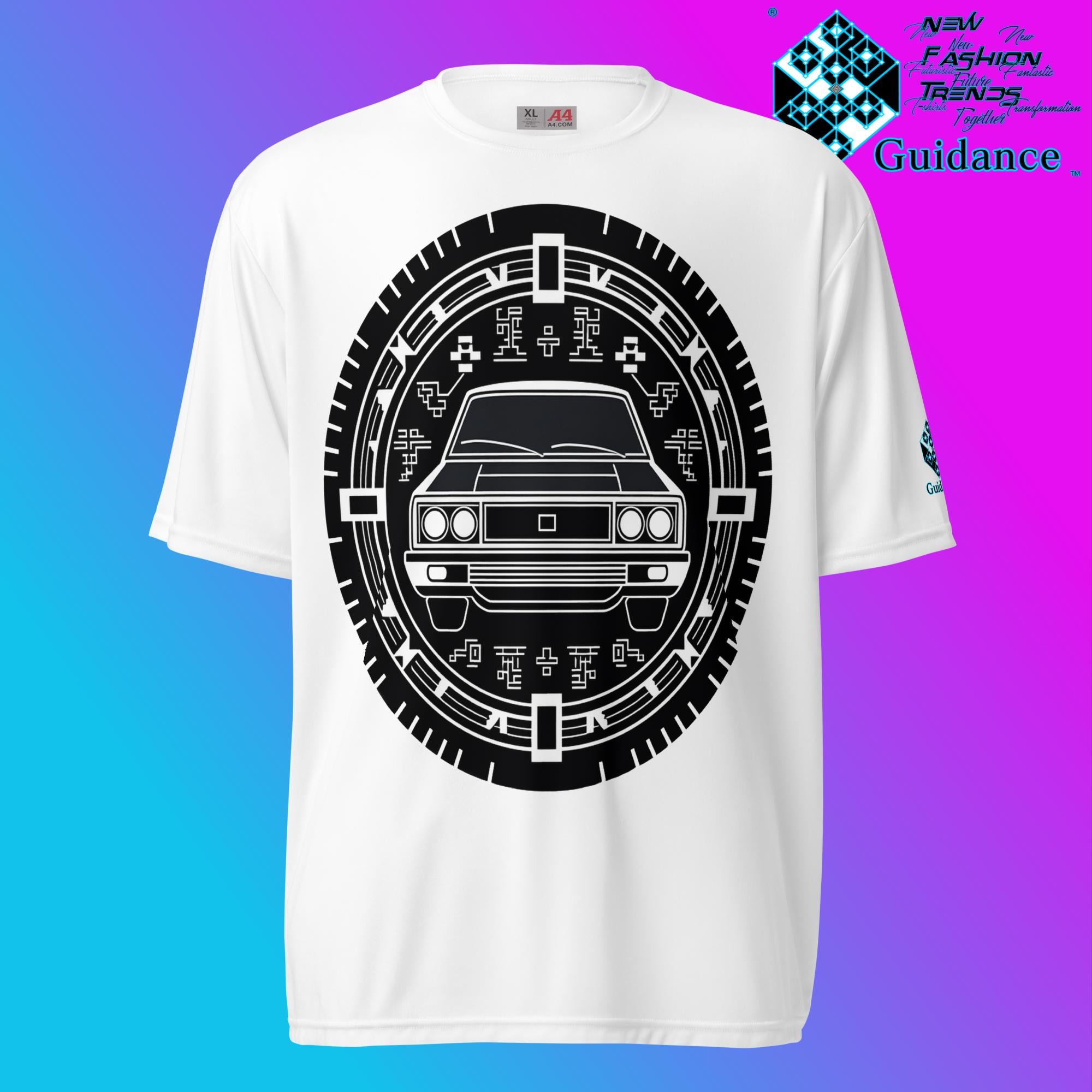 Monochrome Cruise Vintage T Shirt by XGuidance White 1