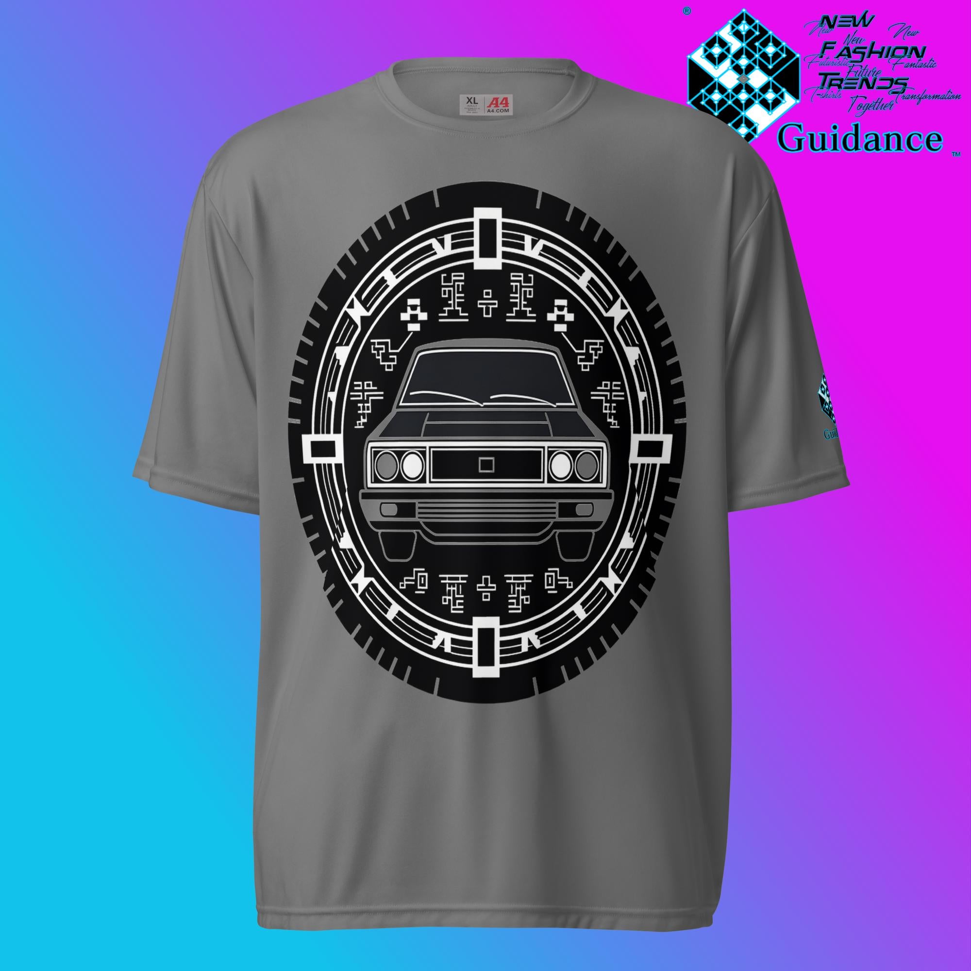 Monochrome Cruise Vintage T Shirt by XGuidance Graphite 4