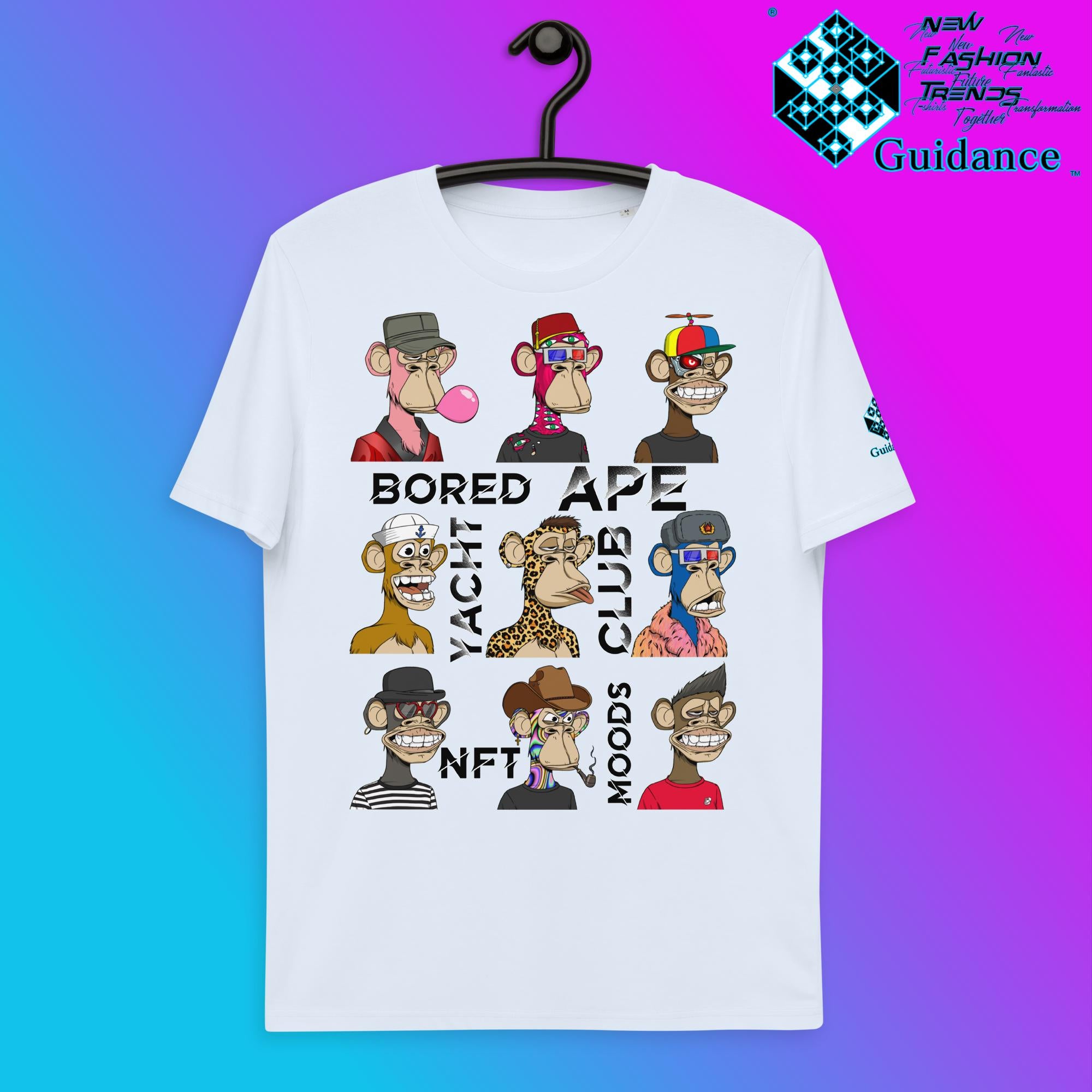 Mood Montage T-Shirts T-Shirts by XGuidance Serene Blue 14