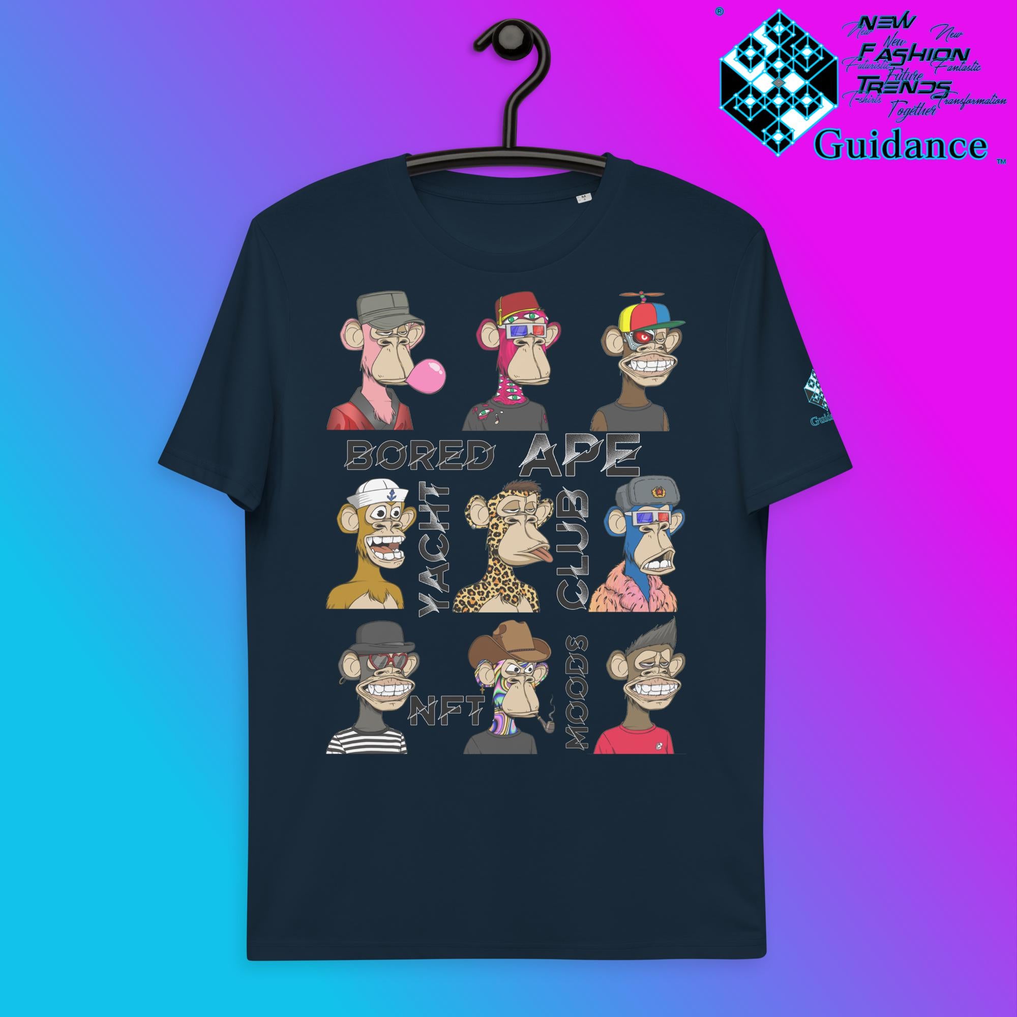 Mood Montage T-Shirts T-Shirts by XGuidance French Navy 3