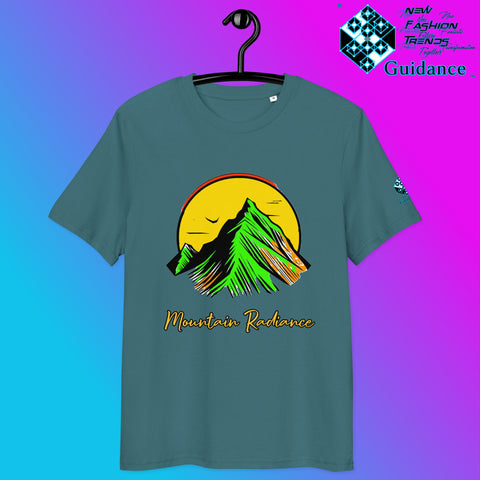 Mountain Radiance T-Shirt – Vibrant Nature & Sun Design by XGuidance Stargazer 15
