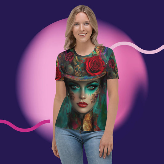 Mystic Muse Tee – Artistic Fantasy Shirt with Vibrant Hues by XGuidance XS 1
