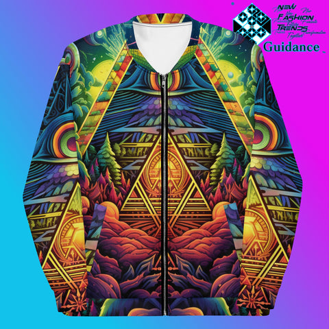 Mystic Whispers Bomber Jacket Vintage Festival by XGuidance XS 1
