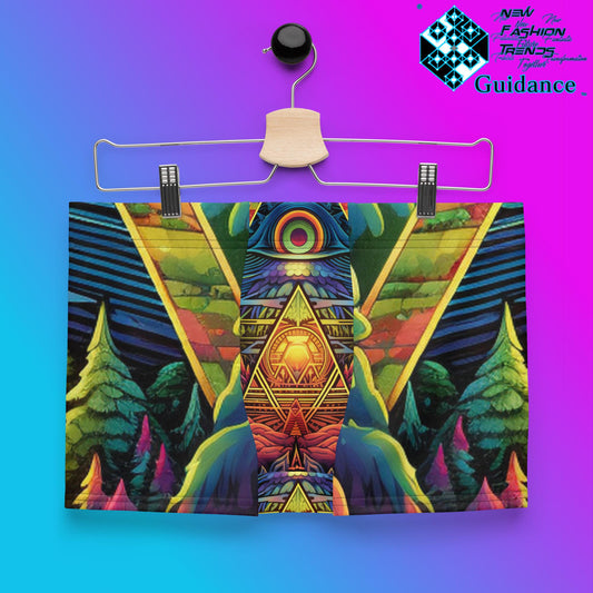 Mystic Whispers Boxer Briefs with Vibrant Sacred Design by XGuidance XS 1
