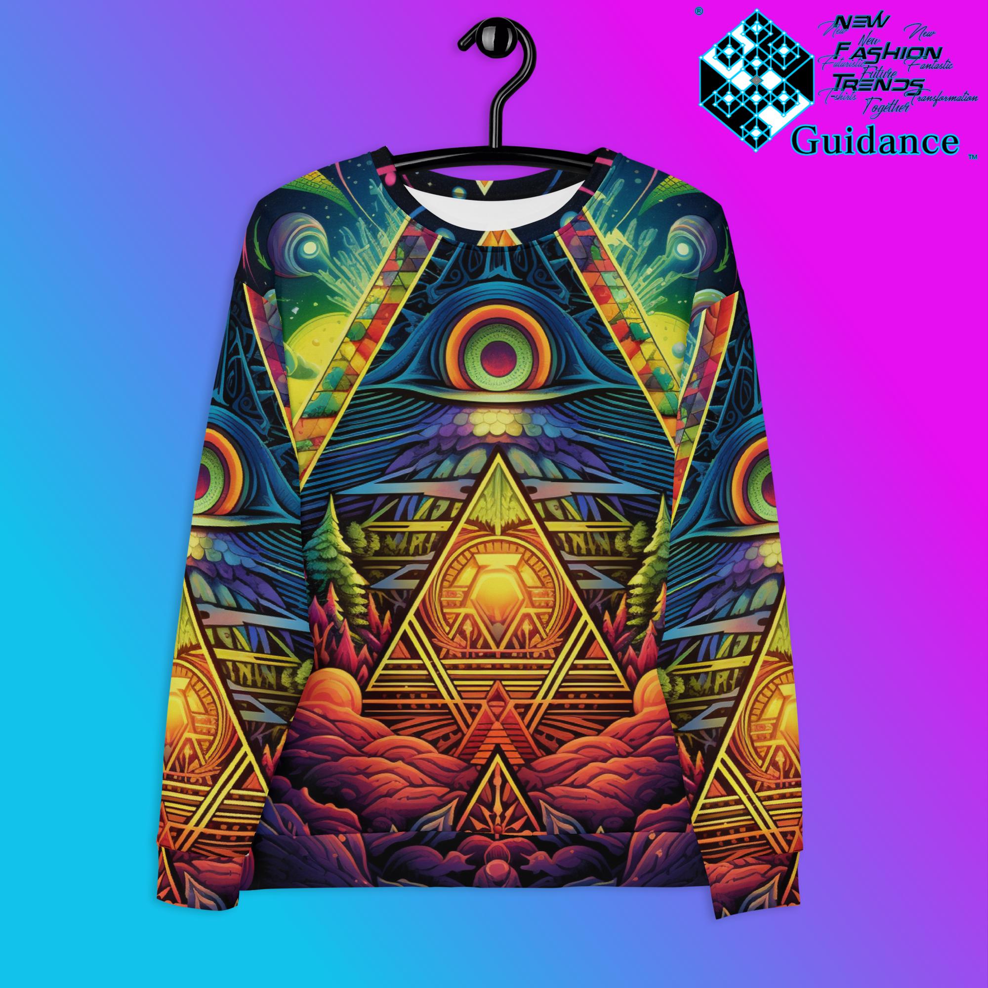 Mystic Whispers Sweatshirt – Psychedelic Festival Streetwear by XGuidance XS 1