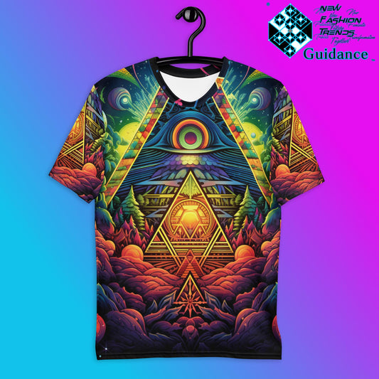 Mystic Whispers T-Shirt – Sacred Geometry Spiritual Streetwear T-Shirts by XGuidance XS 1