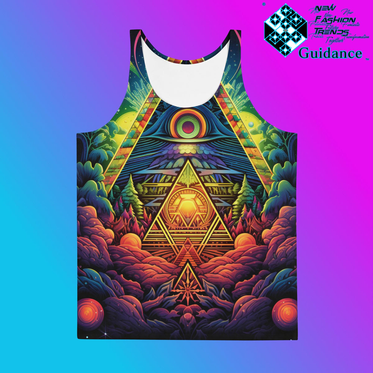 Mystic Whispers Tank Top – Enchanted Festival Streetwear by XGuidance XS 1