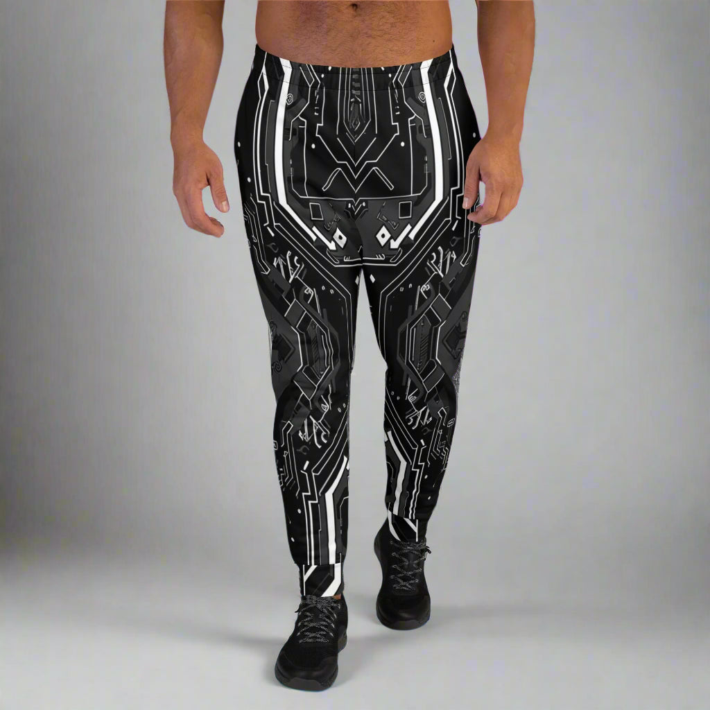 Nano Lumina Joggers – Futuristic Techwear Pants by XGuidance XS 1