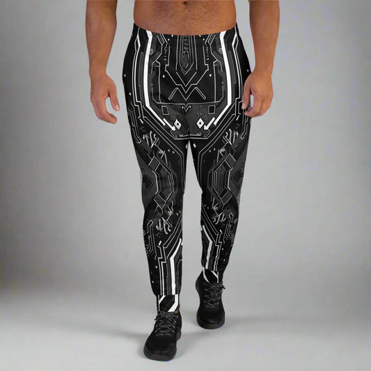 Nano Lumina Joggers – Futuristic Techwear Pants by XGuidance XS 1