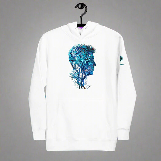 Nature’s Reflection Hoodie – Human and Tree Symbolism by XGuidance White 1