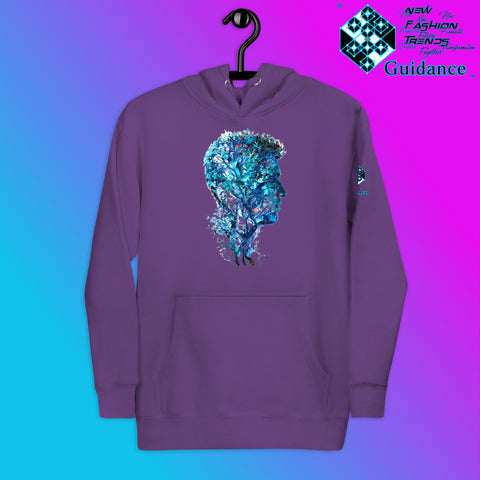 Nature’s Reflection Hoodie – Human and Tree Symbolism by XGuidance Purple 7