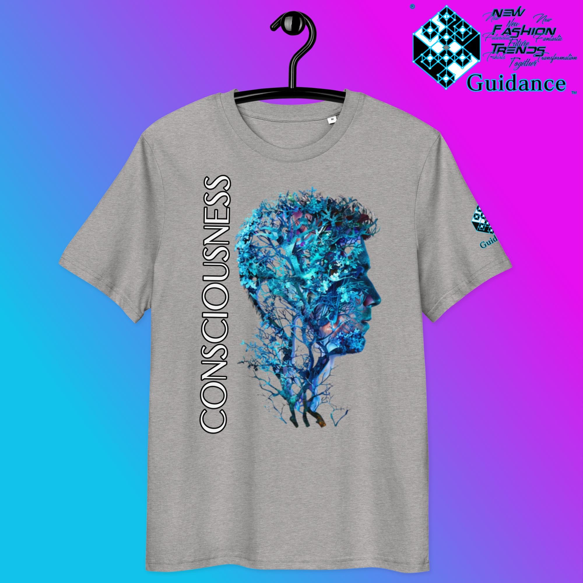 Nature’s Reflection T-Shirt with Conscious Design by XGuidance Heather Grey 7