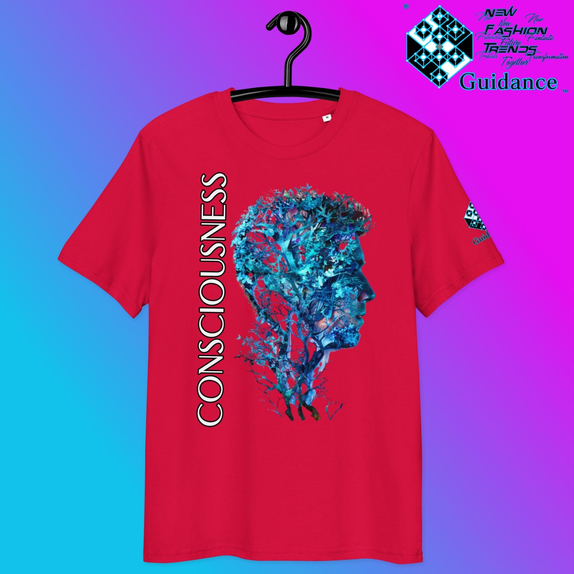 Nature’s Reflection T-Shirt with Conscious Design by XGuidance Red 8