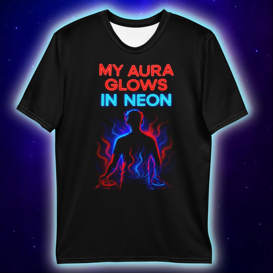 Neon Aura DJ T-Shirt, Festival Streetwear T-Shirts by XGuidance XS 2