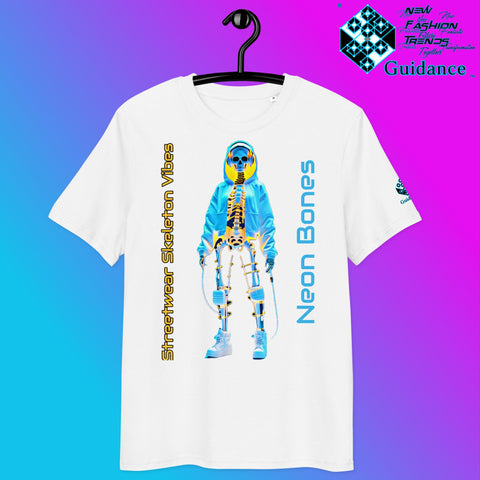 Neon Bones Tee – Futuristic X-Ray Skeleton Streetwear by XGuidance White 17