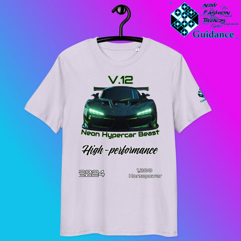 Neon Hypercar Beast Tee – V12 Speed & Futuristic Power by XGuidance Lavender 7