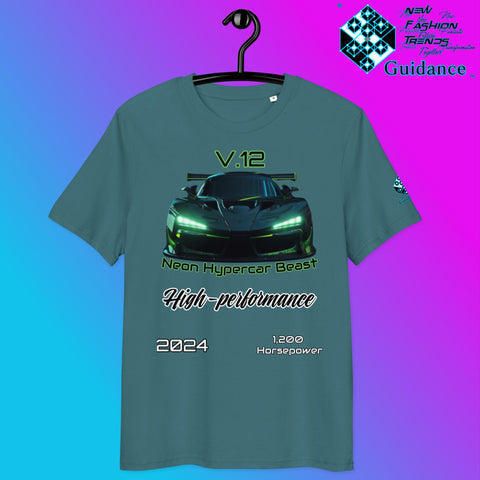 Neon Hypercar Beast Tee – V12 Speed & Futuristic Power by XGuidance Stargazer 9