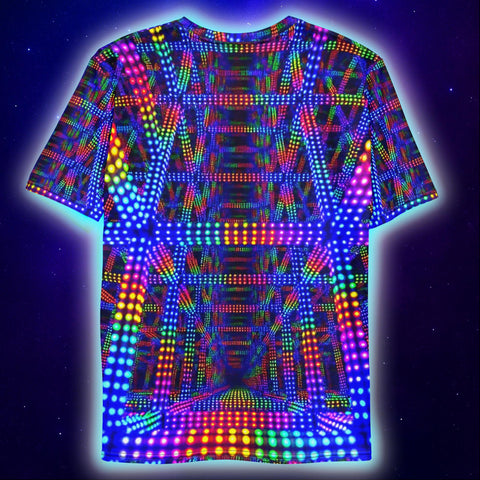 Neon Matrix T-Shirt, Rave Festival T-Shirts by XGuidance XS 3